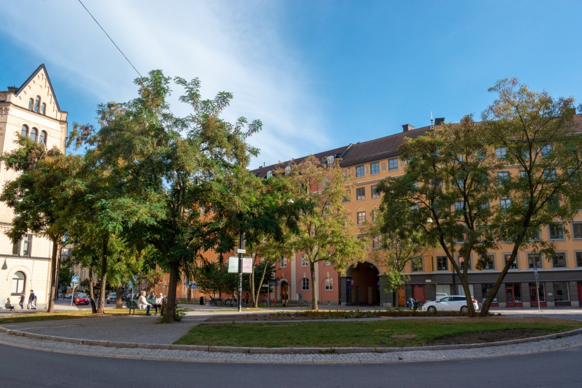Bostadskvarter på Östermalm i Stockholm.