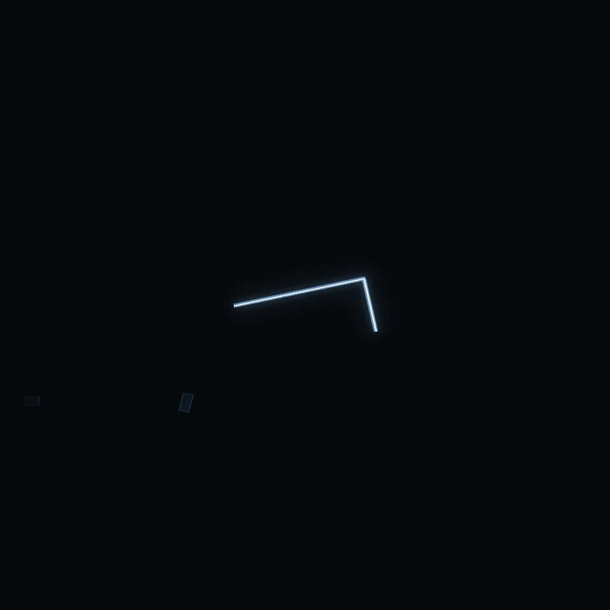 The street at night: Hjortronstigen drawn in white, its buildings lit in the colour of their area’s income