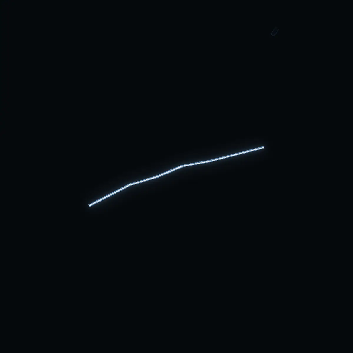 The street at night: Tallvägen drawn in white, its buildings lit in the colour of their area’s income