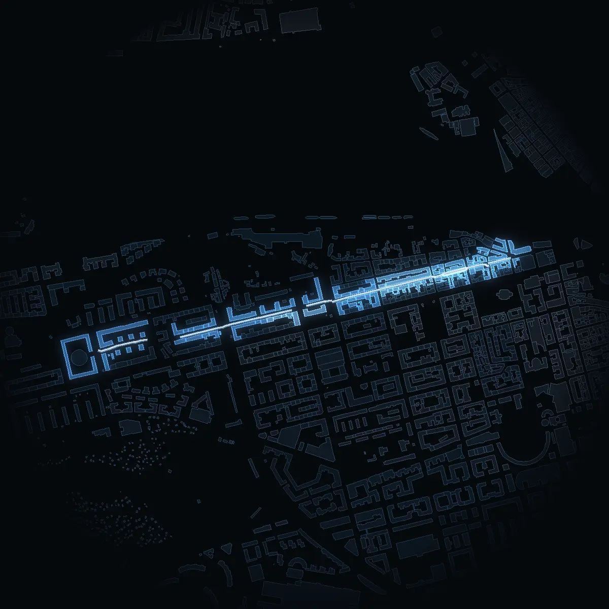 Brännkyrkagatan at night
