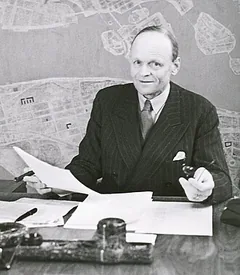 Porträtt av Sven Wallander